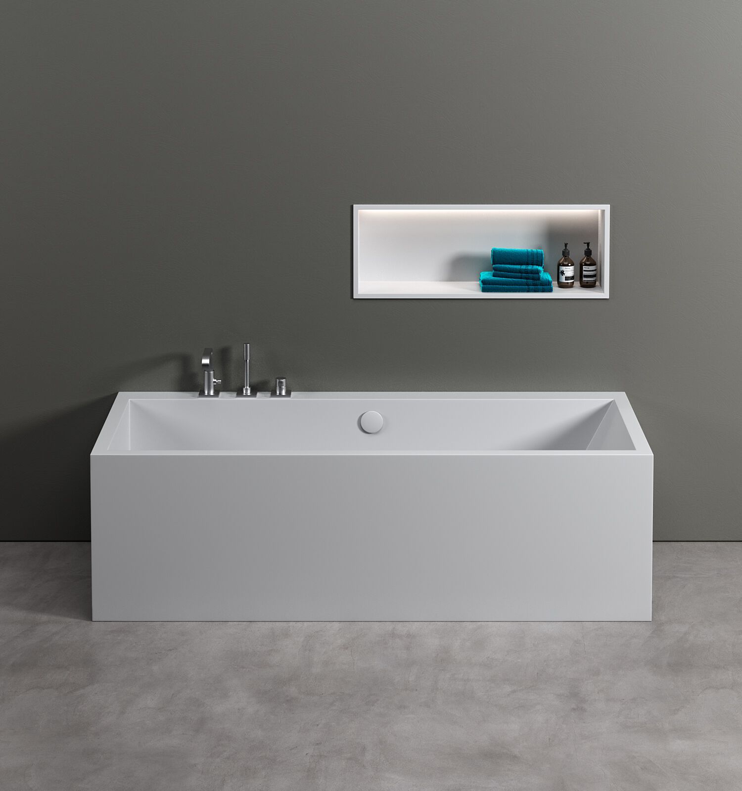 Прямоугольная ванна Corian® Acquapazza Corian ® elements ARCH-00013175 - Вид №1