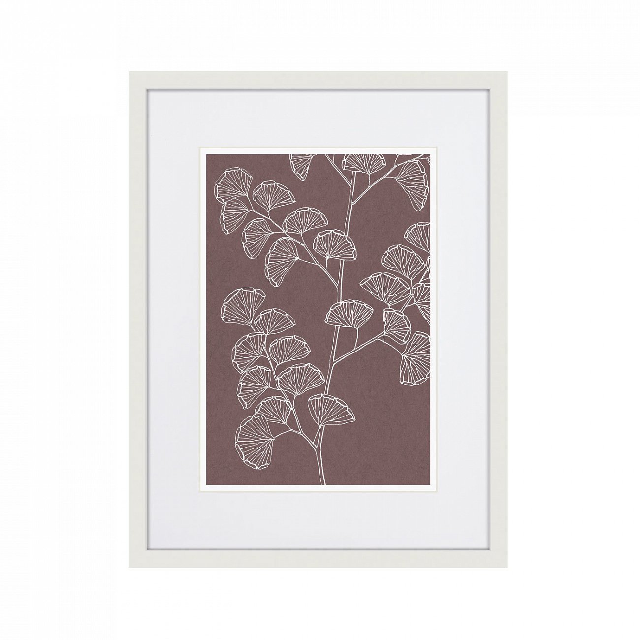Картина 42х32 см The Fern Collection №25 КАРТИНЫ В КВАРТИРУ  00-3894682 Фиолетовый  - Вид №1