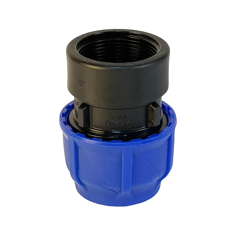 Муфта комбинированная ПНД Valfex 1 1/2"x40 мм ВР 121001240112 86922434 STLM-2010258  - Вид №2