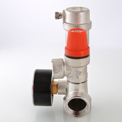 VT.460.0.0 Группа безопасности с латунным корпусом для котла Valtec 1"  - Вид №4