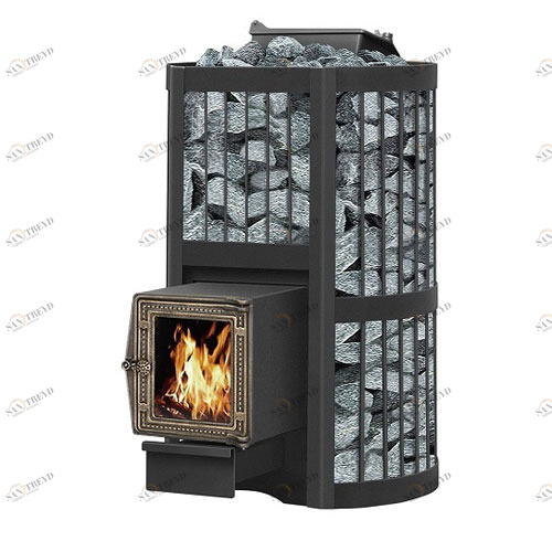 Банная печь Везувий Ураган Стандарт 22 (ДТ-4C) с закрытой каменкой 4595