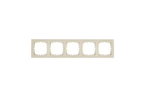 16062432 5-постовая рамка бежевый 864501-1 LK Studio LK60