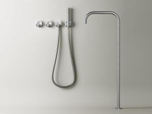 Набор термостатических ванн из нержавеющей стали с ручным душем