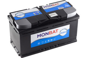 16866289 Автомобильная аккумуляторная батарея AGM 95 Ач 860 А обратная GEM5 MONBAT