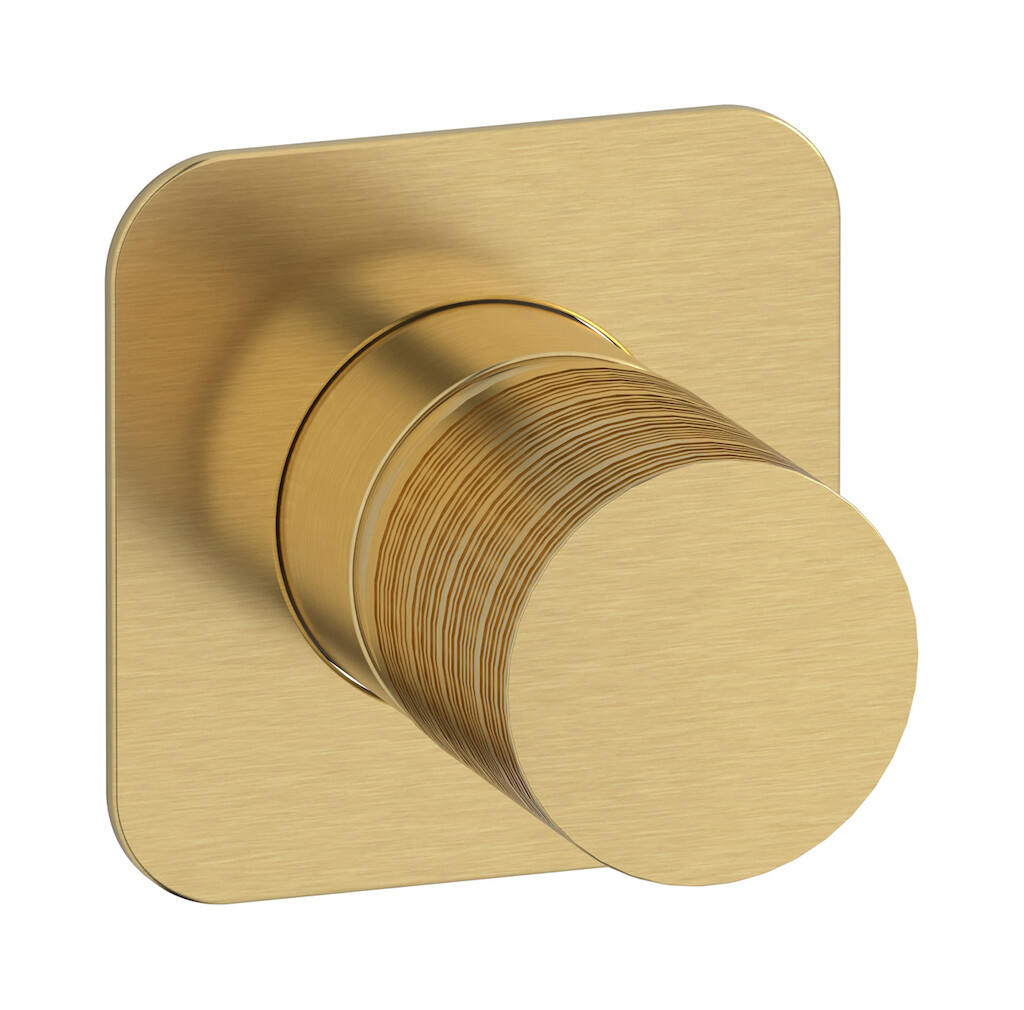 Внешние части встроенного смесителя на 1 потребителя WE ARE IB vn398oo Brushed Gold Vinile