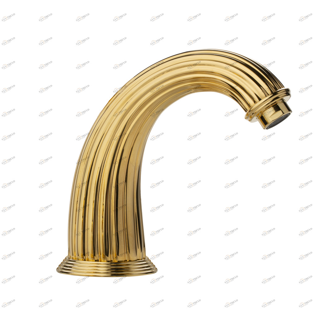 C59-3S1L C59-3S1L Излив на край ванны РУЧКА КУПОЛЬНАЯ CA Cristal & Bronze DÔME À MANETTES CANNELÉ 