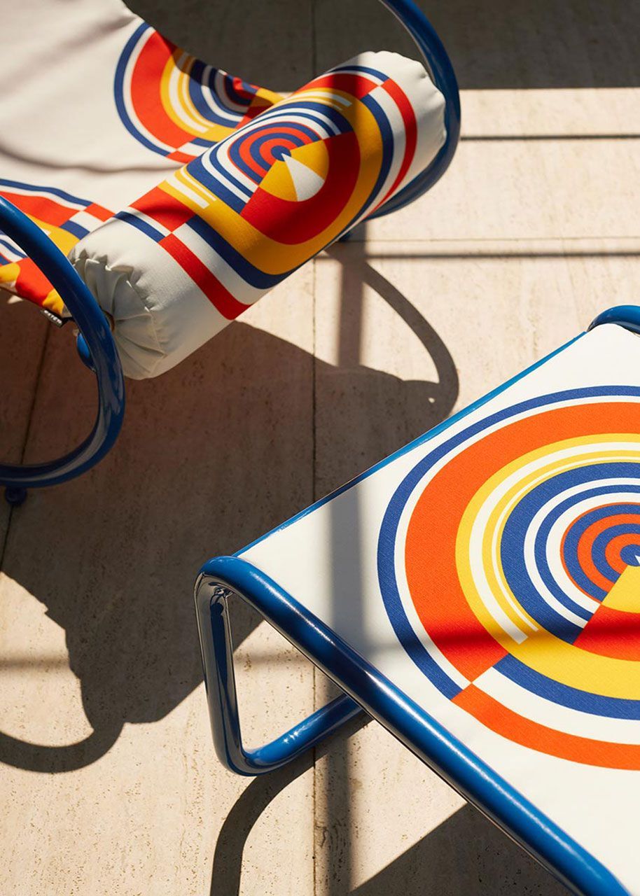 Тканевый шезлонг с подлокотниками Exteta Locus Solus ARCH-00105356 - Вид №7