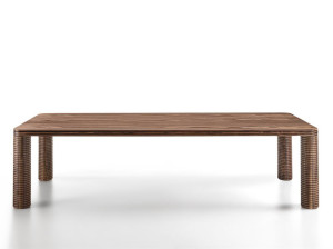 Прямоугольный обеденный стол из орехового дерева