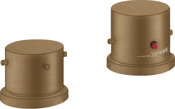 10480140 Термостатический смеситель для ванны на 2 отверстия с нулевой ручкой AXOR STARCK