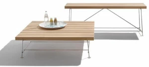 Flexform Низкий садовый журнальный столик в ироко Any day outdoor