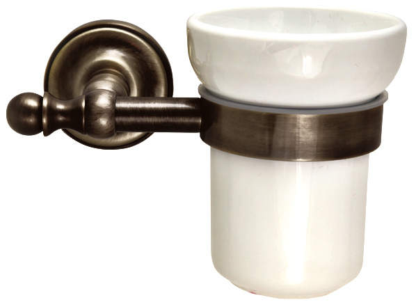 Стакан для щеток MIGLIORE Mirella ML.MRL-M060.CRDO - хром/золото  - Вид №5