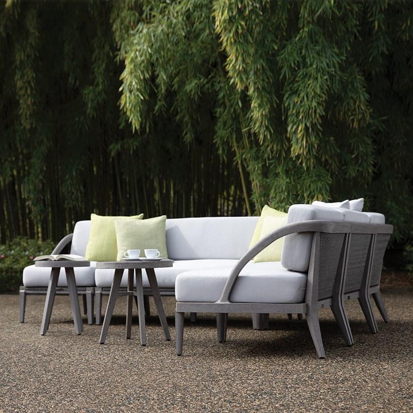 JANUS et Cie Центральный модуль из тика для модульного дивана Rock garden sun-id-1416048 - Вид №5