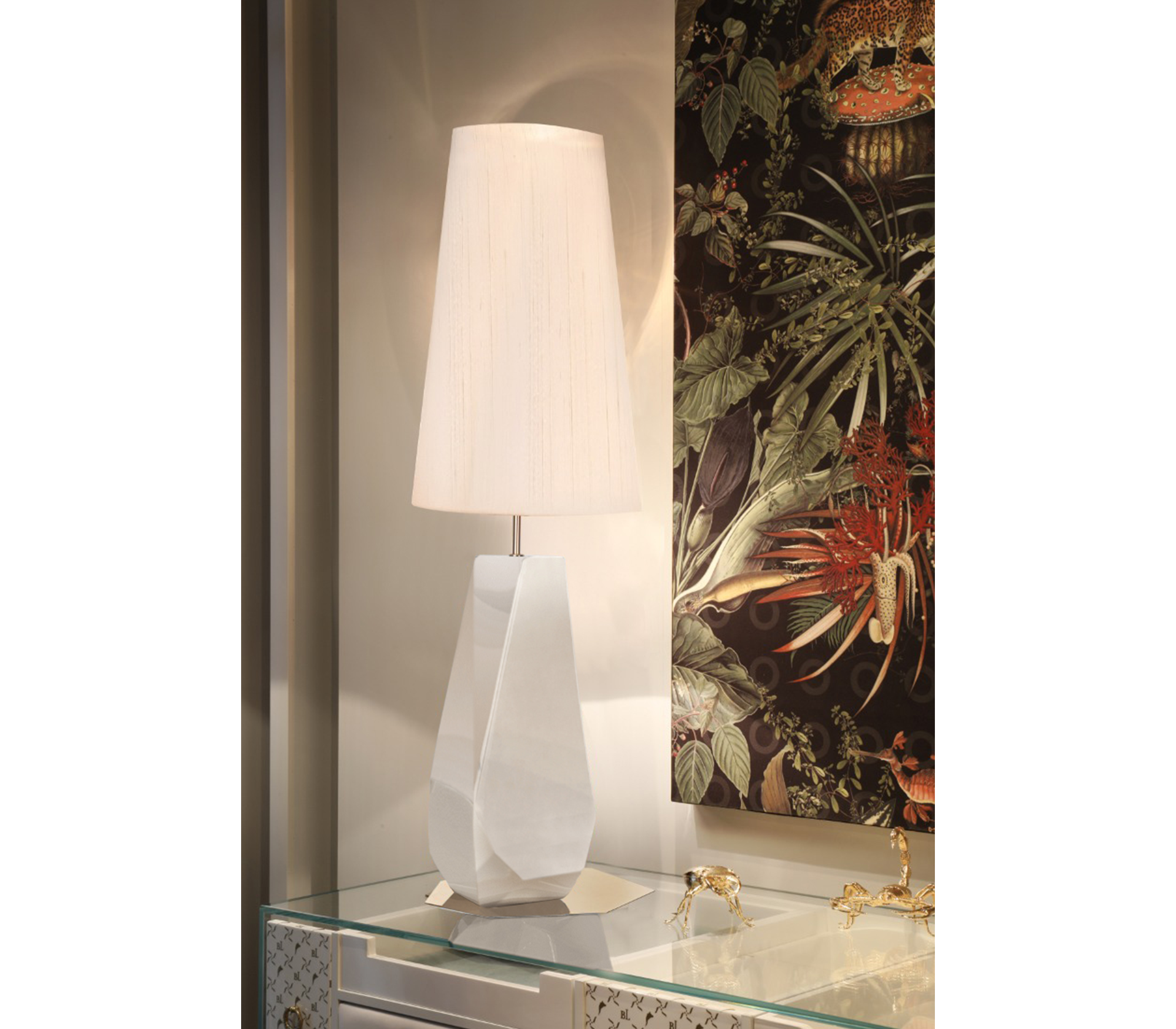0-195 Почувствуй белую настольную лампу Boca Do Lobo  - Вид №4