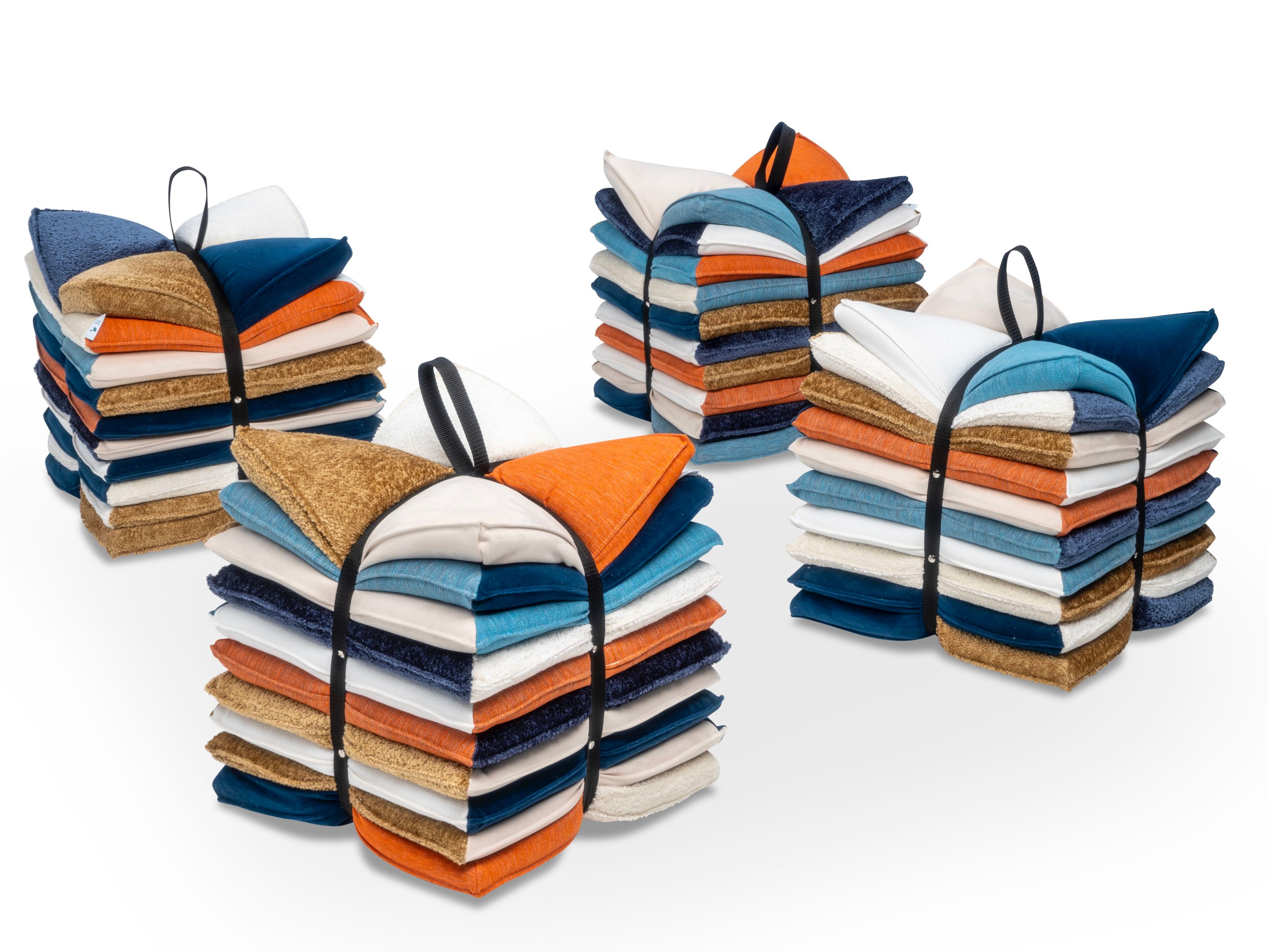 Квадратный пуф из ткани Calia Italia Superior ARCH-00058836 - Вид №9