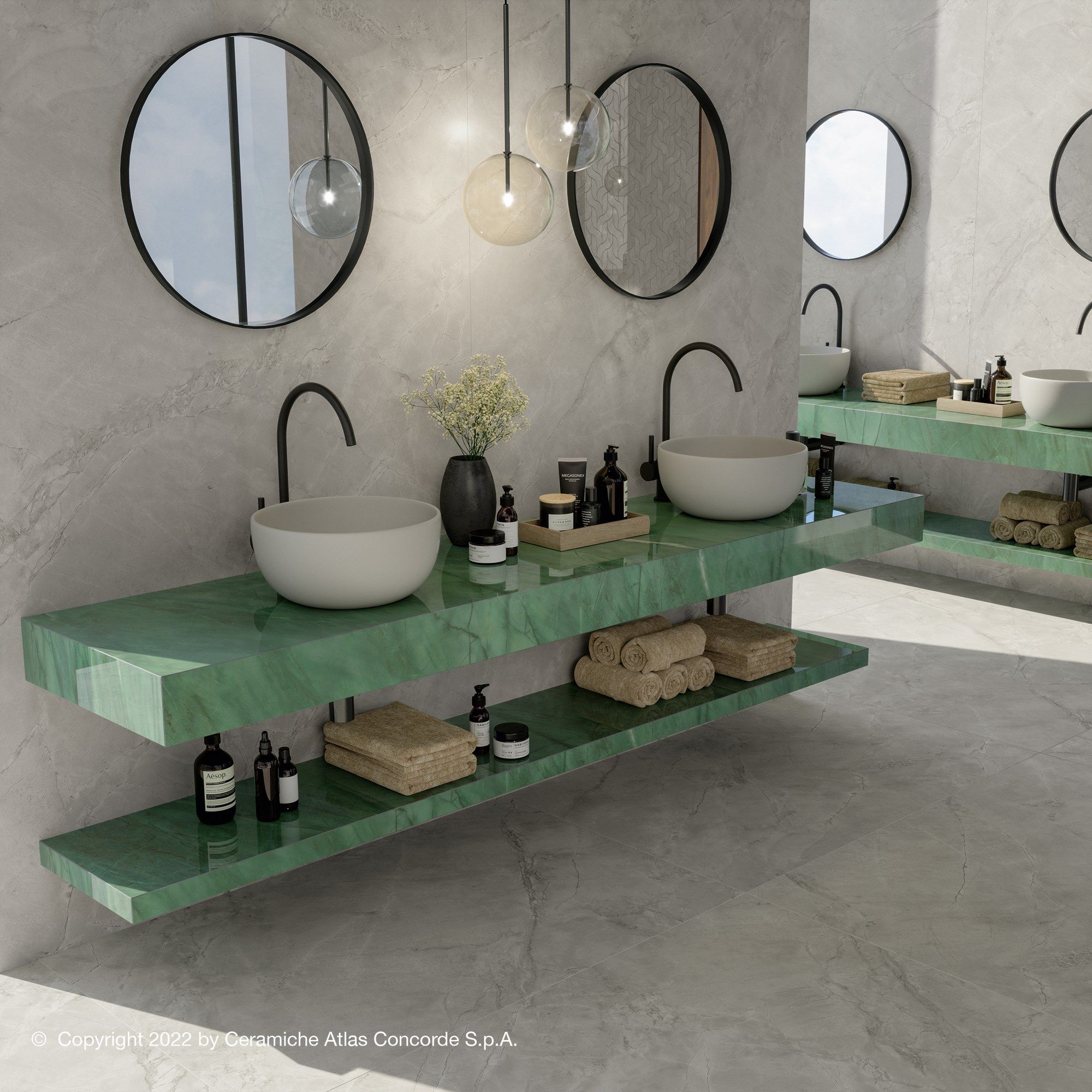 Пол / керамогранит с мраморным эффектом Atlas Concorde Marvel X ARCH-00046057 - Вид №7