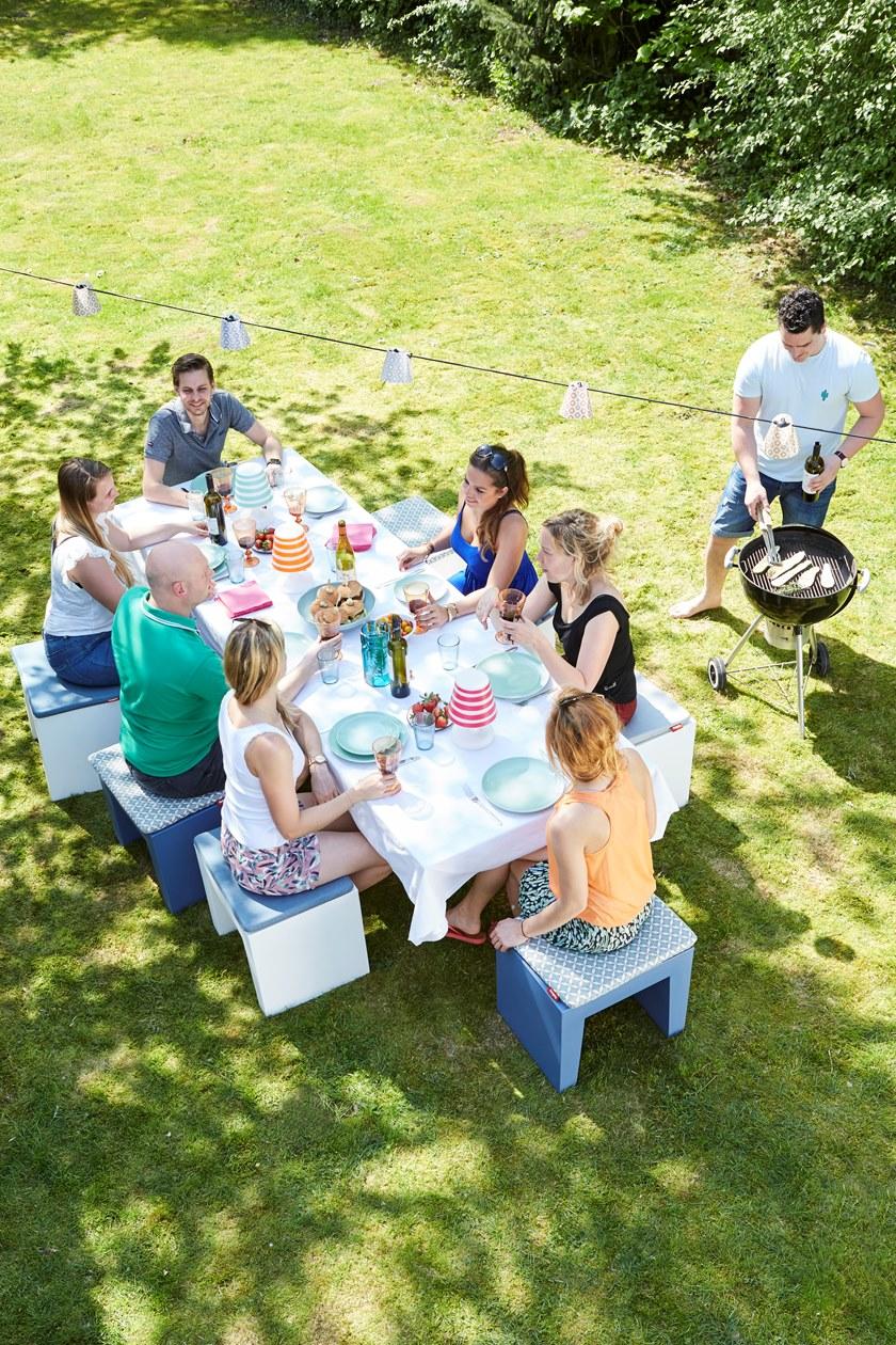 Fatboy Табурет из полиэтилена / журнальный столик Concrete sun-id-1415850 - Вид №6