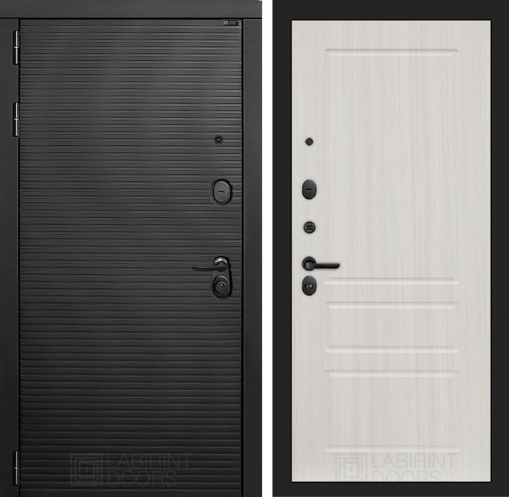 91027182 Входная дверь Вулкано 205х88см левый сандал белый STLM-0447226 LABIRINTDOORS