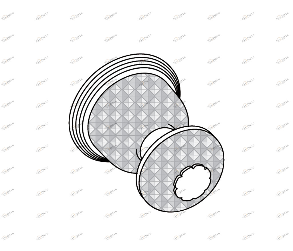 C47-229C C47-229C Настенный клапан 3/4 ″ C АЛМАЗНЫЙ КУПОЛ Cristal & Bronze DÔME DIAMANT 