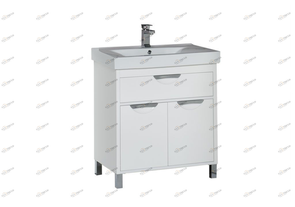 Тумба под раковину Aquanet Гретта 75 белый sun-id-271720