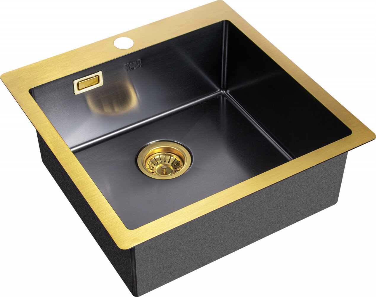 Мойка кухонная ZorG Inox A 5151 BR/GRAFIT из нержавеющей стали, графит/бронза