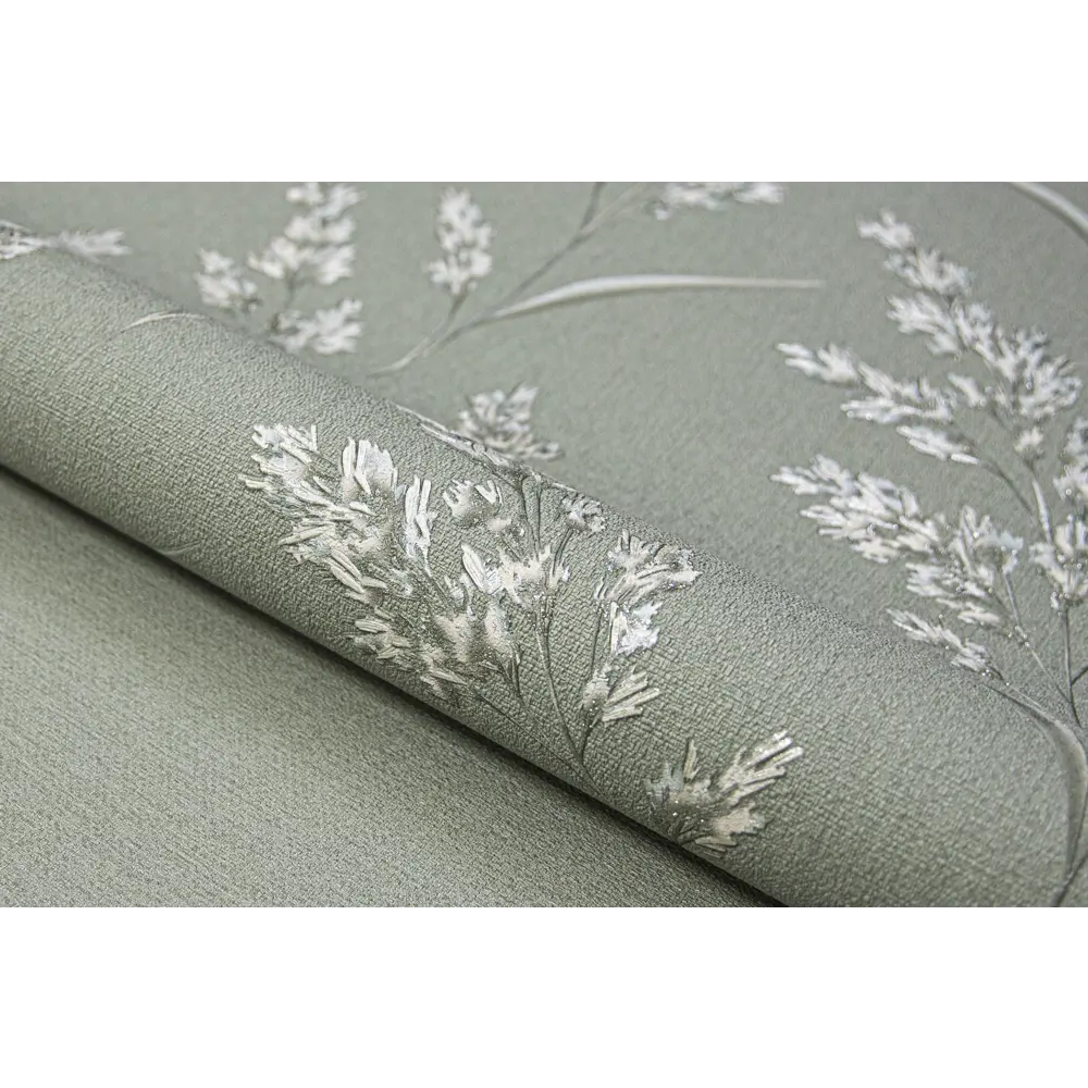 Флизелиновые обои Wallsecret Campo зеленые 1.06 м 89400494 STLM-1390598 - Вид №3