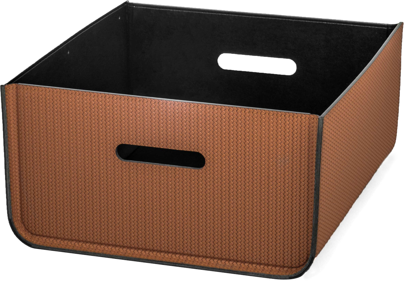 Коробка Atena - 59X35XH40 см / тканая кожа_верблюжья