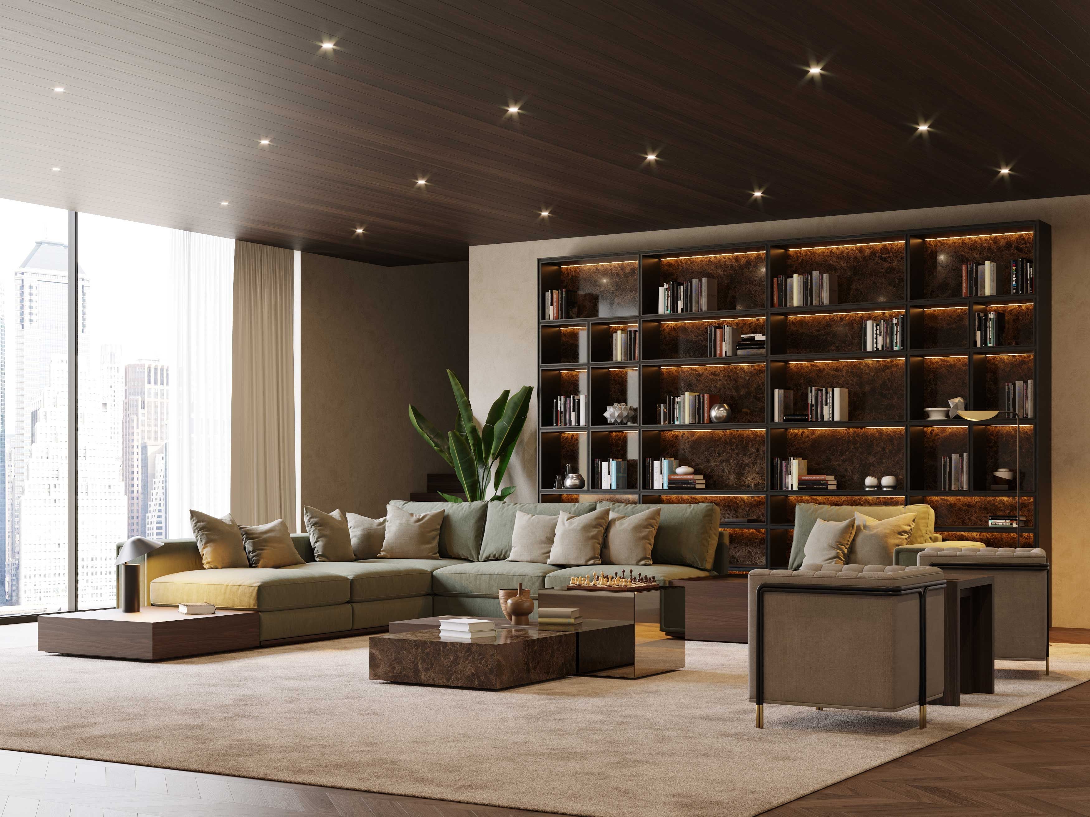 Бархатный угловой диван Stylish Club Sublime ARCH-00074031 - Вид №7