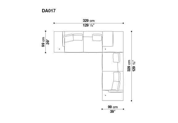 Кожаный диван B&B Italia док ARCH-00130675 - Вид №15