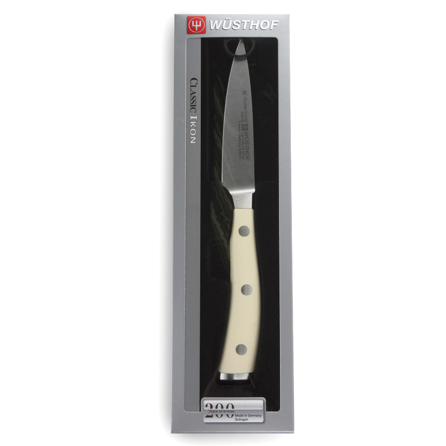 Нож кухонный для овощей Ikon Cream White, 9 см WUESTHOF W4086009WUS - Вид №6