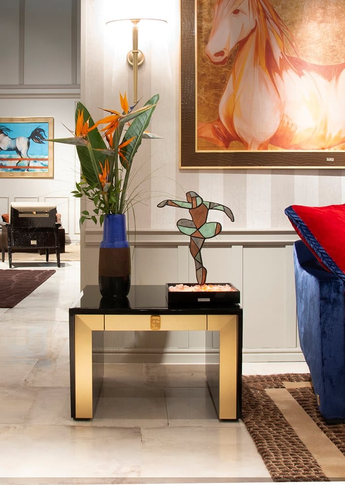 Прямоугольный журнальный столик из зеркального стекла Formitalia Muzio ARCH-00112596 - Вид №3