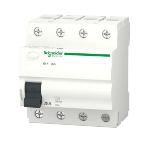 УЗО Systeme Electric Acti9 3P N 25 A 30 мА 10 кА AC A9R41425