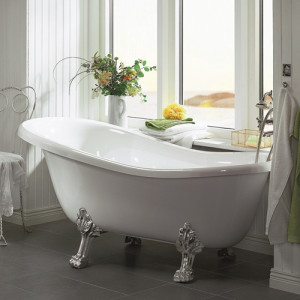 1445132 Королевская Ванна 1570 Хром Hafa  Белый