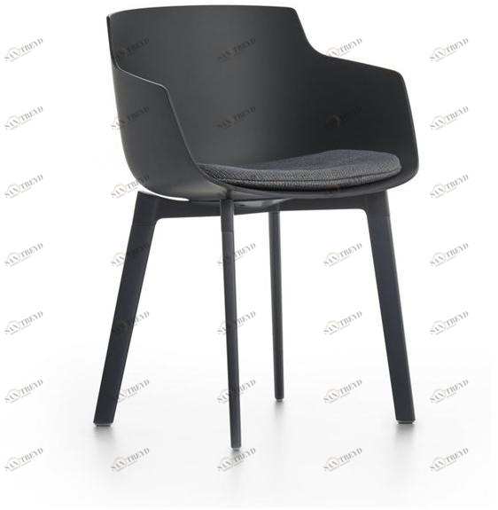 MDF Italia Стул из поликарбоната со встроенной подушкой Flow sun-id-1506267