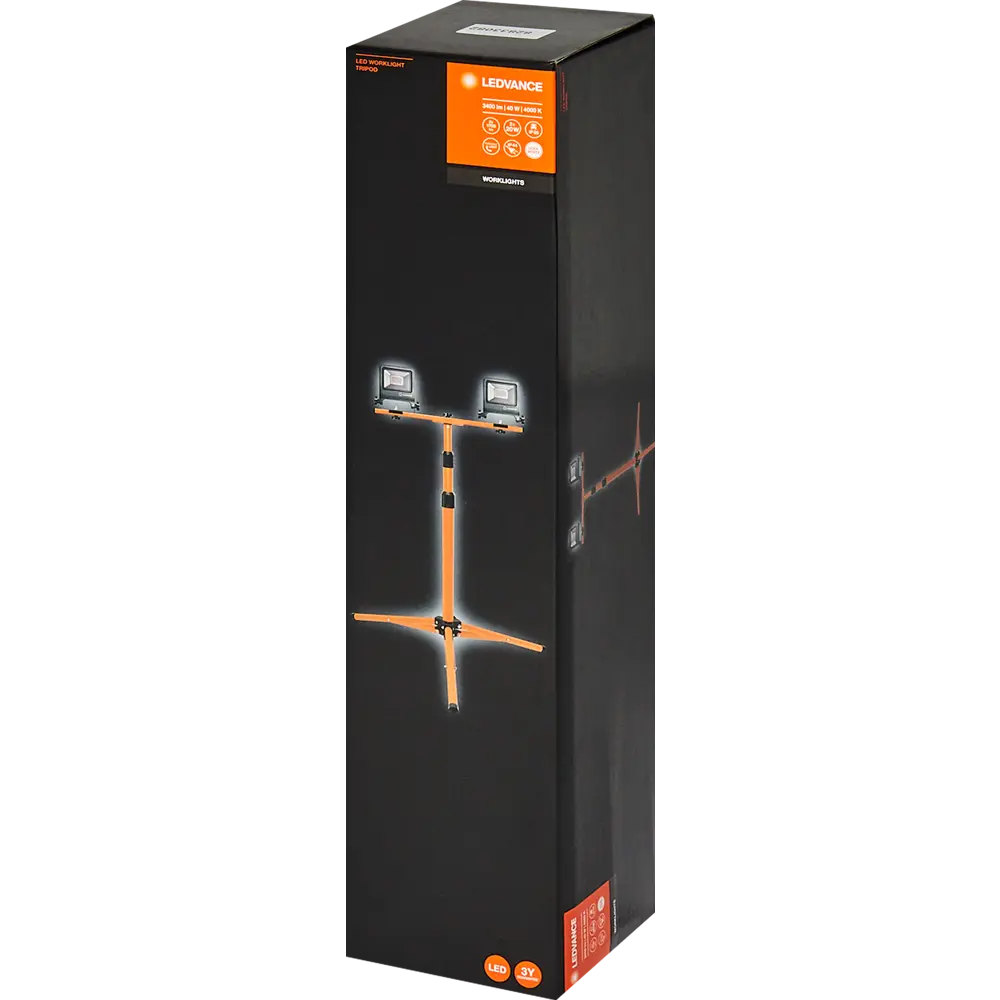 Прожектор светодиодный уличный Ledvance Work Light 2x20 Вт 4000K IP65 на треноге, нейтральный белый свет 82833082 STLM-2208789  - Вид №7