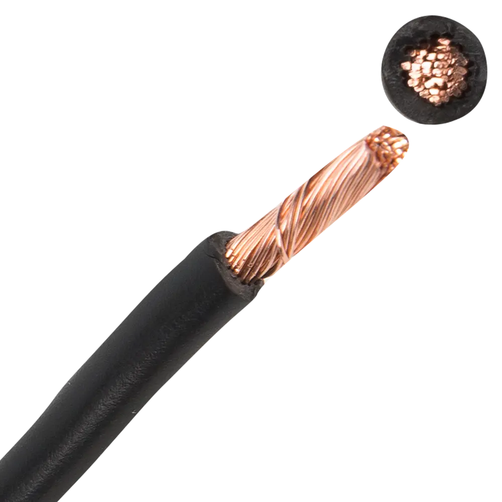 Провод Electraline ПУГВ 1x6 мм на отрез ГОСТ цвет черный 82532335 STLM-2103591  - Вид №1