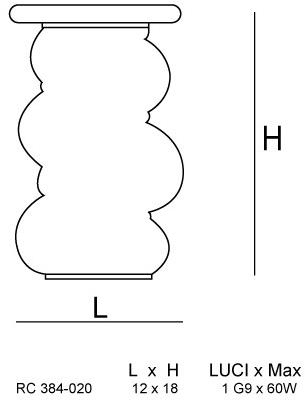 Siru Потолочный светильник из муранского стекла  Orione rc 384  - Вид №1