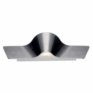 Настенный светодиодный светильник хром SLV Wave Wall 45 147846 SLV WAVE ALUMINIUM 00-3890778 Хром