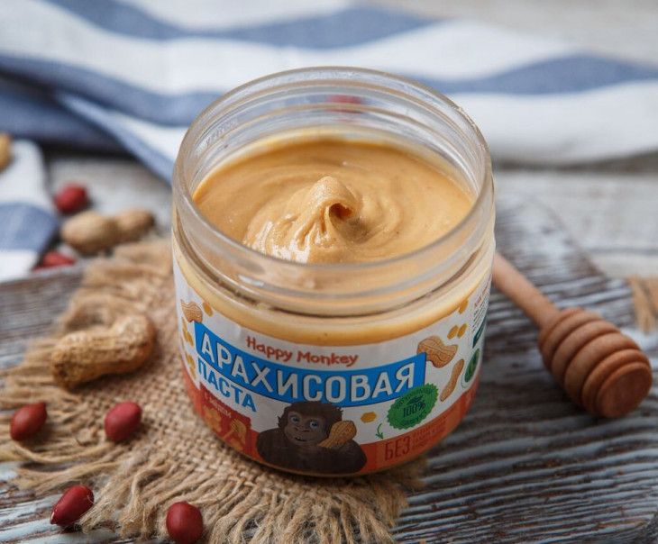 2560 Арахисовая паста с мёдом Вкусляндия  - Вид №1