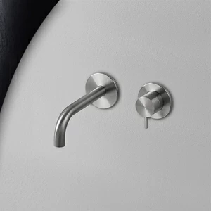 Смеситель для раковины сталь матовая Toki Radomonte TKI18S