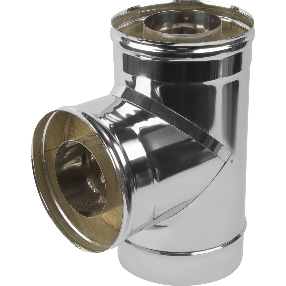 Сэндвич-тройник Металлик и Ко 90° 430/0.5 мм D115x200 мм STLM-2087533