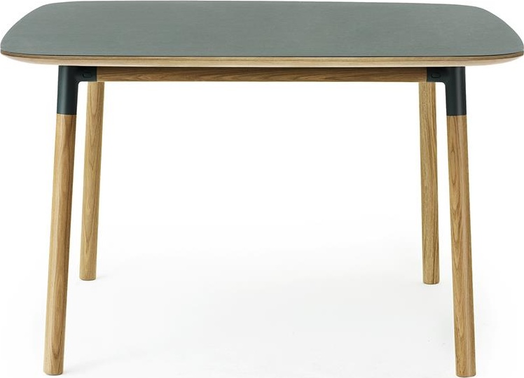 602832 Стол 120 x 120 см Зеленый / Дуб Норманн Копенгаген Normann Copenhagen Form
