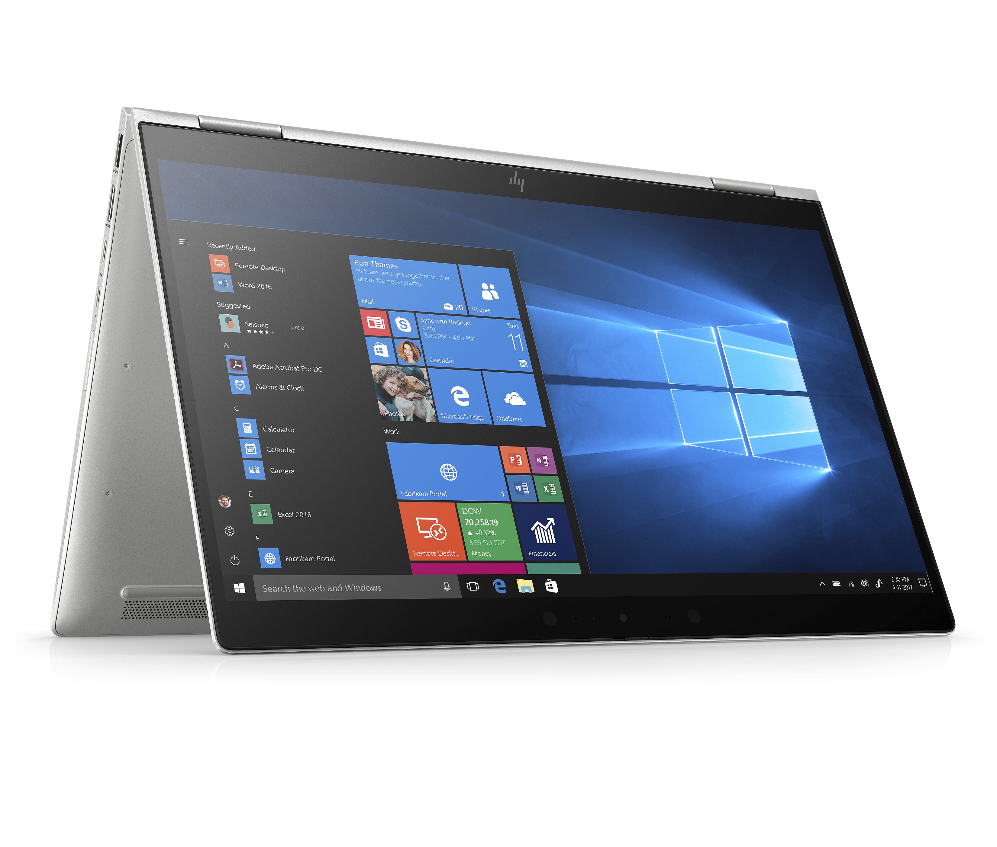 7KN38EA#ACB elitebook x360 1040 g6 14"(1920x1080)/touch/intel core i7 8565u(1.8ghz)/16384mb/512ssdgb/nodvd/int:intel hd graphics 620/lte/3g/67whr/war 3y/1.35kg/metallic grey/w10pro + 1000 nit sure view, pen HP Santreyd  - Вид №7