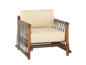 Садовое кресло из тикового дерева с подлокотниками