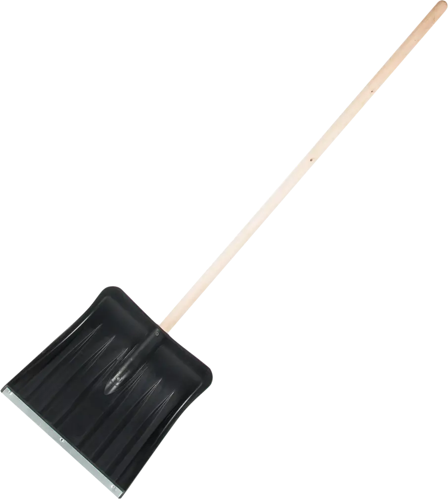 Снеговая лопата Santreyd с пластиковым ковшом и деревянным черенком 18170278