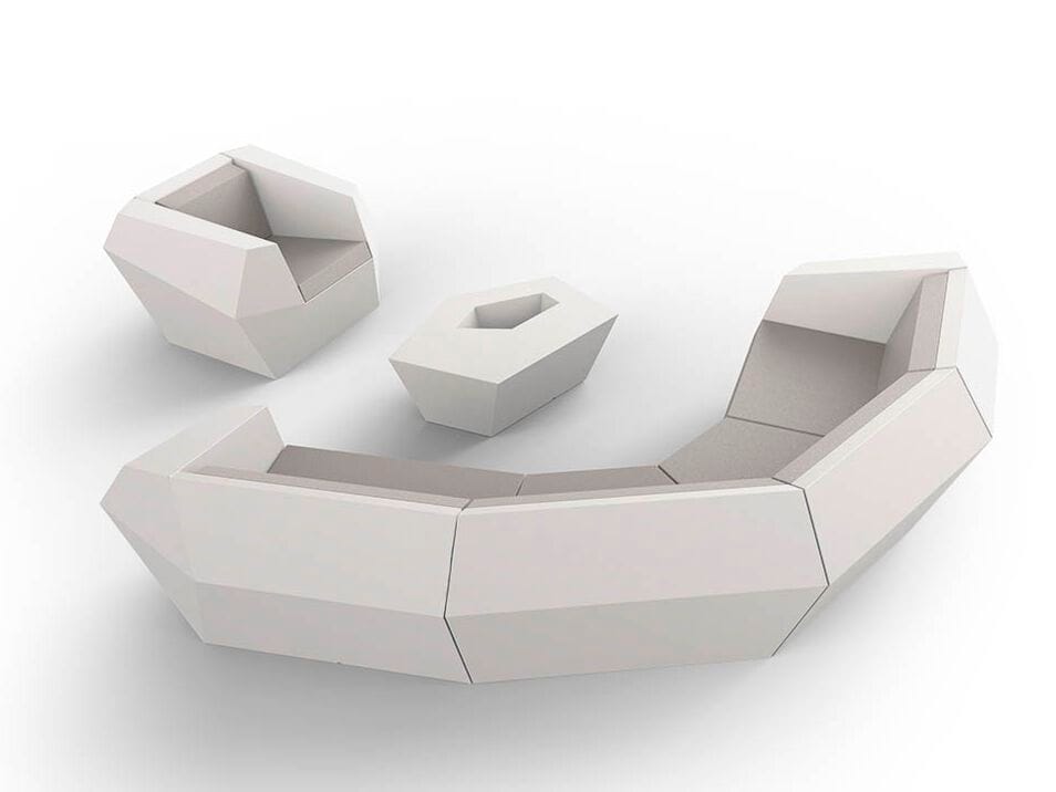 Модульный садовый диван Vondom Faz ARCH-00147911 - Вид №1