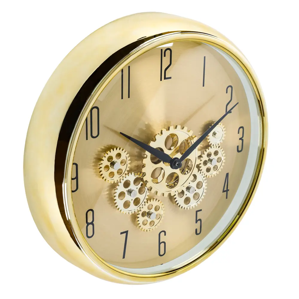 Настенные часы Dream River золотые круглые с бесшумным механизмом 89395798 STLM-1570761 - Вид №1