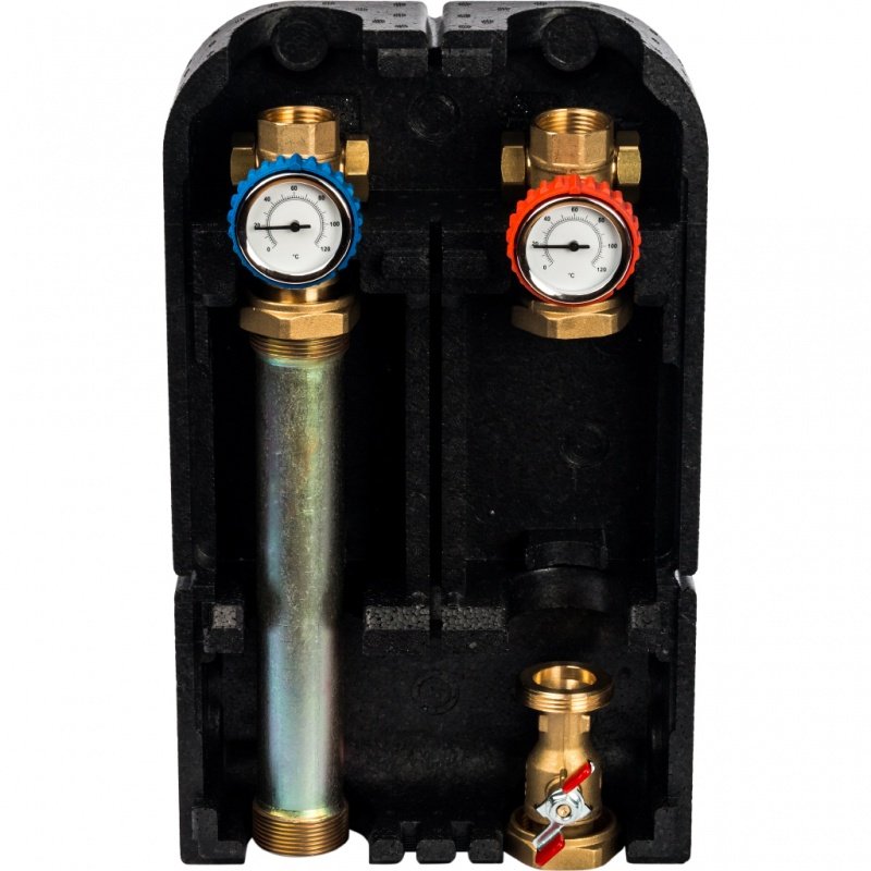 Насосная группа STOUT с прямым контуром 1" без насоса в теплоизоляции SDG0001002501 - Вид №2