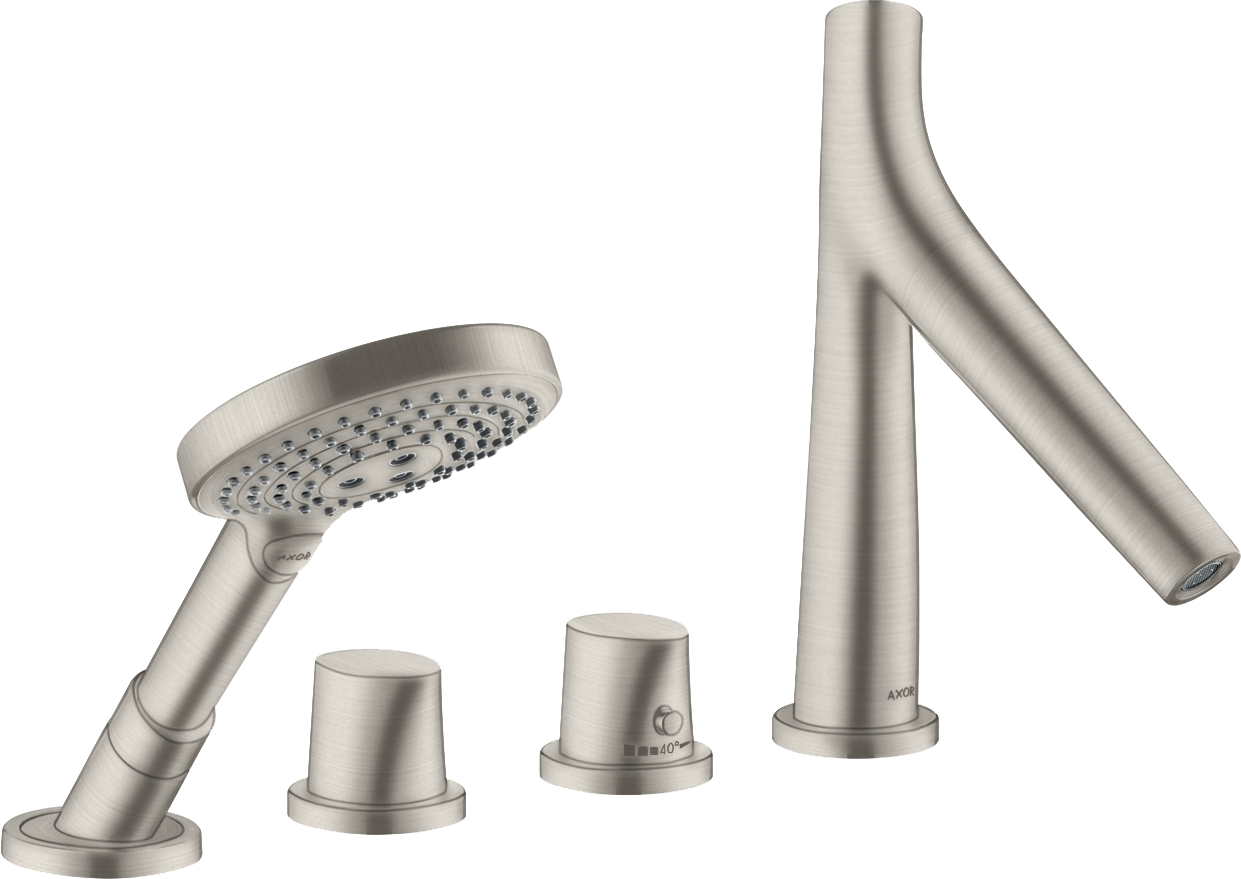 12426800 Смеситель для ванны с термостатом на 4 отверстия AXOR STARCK ORGANIC