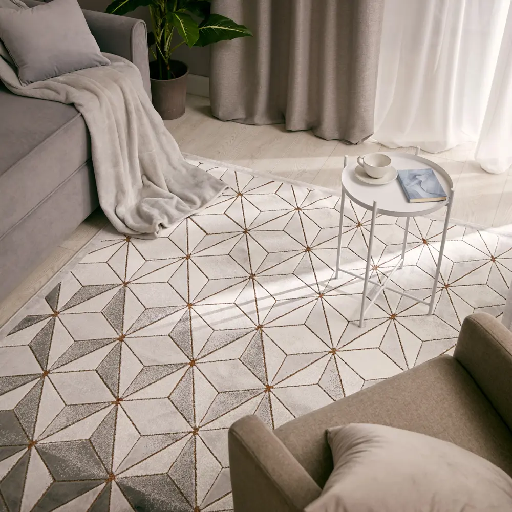 Ковер вискоза Рим 1072X 160х235 см цвет черный CTIM STLM-2010176 - Вид №4