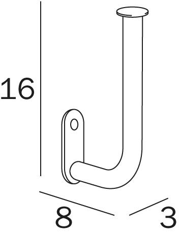 INDA® Держатель запасного рулона Ego A1328a - Вид №1